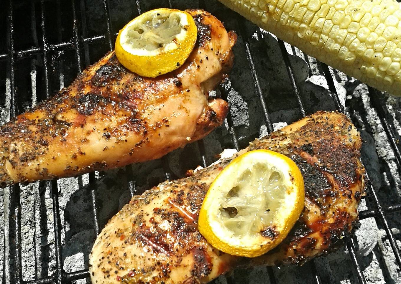 Lemon Herbed Chicken Breast over Vermicilli