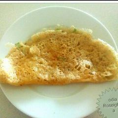 A picture of Rava Dosa /Semolina Dosa.