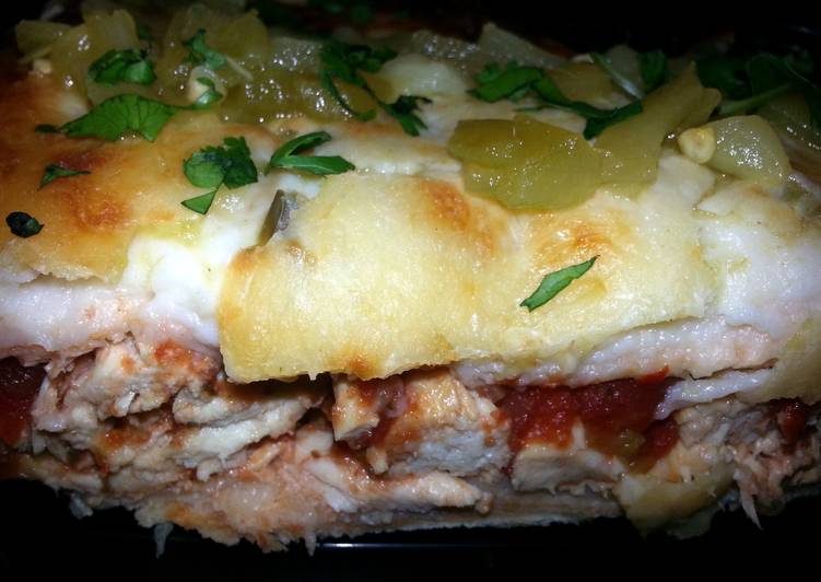 Recipe of Award-winning Chipotle Chicken Enchilada Pie