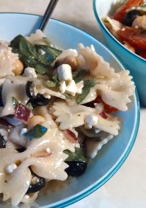 A picture of Rainbow Pasta Salad.