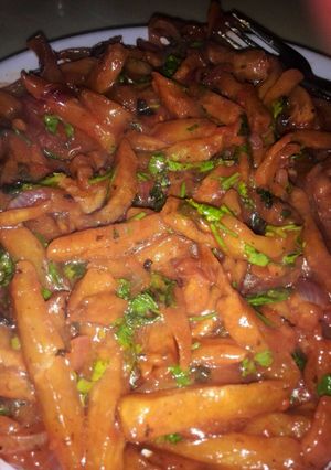 A picture of Chips masala.