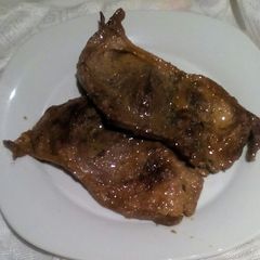 A picture of Sticky steak.