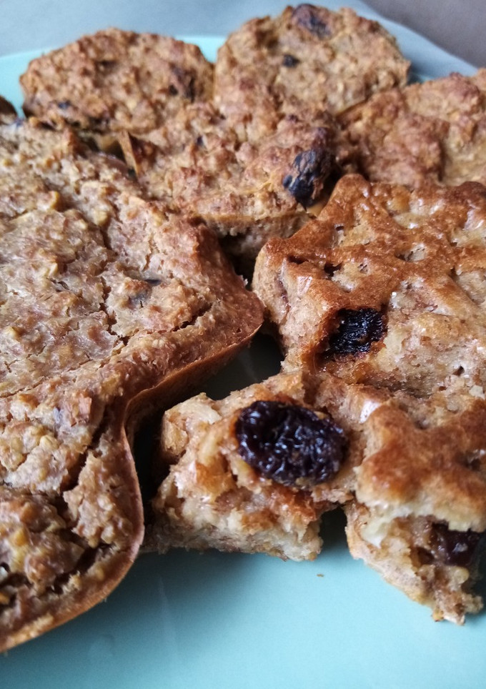 Una foto de Budín sin harina, sin azúcar, con avena y salvado integral