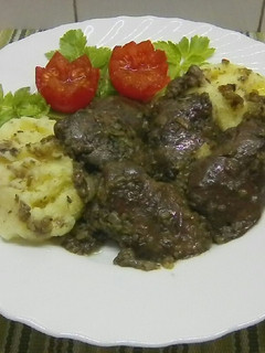 Majoránnás csirkemáj recept fotója