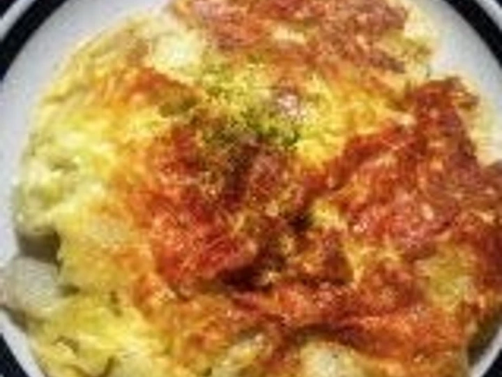 Recipe Fluffy Omelette with Mochi the  Makes Drooling So Delicious