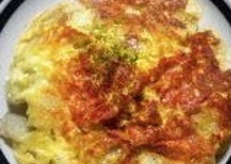 Easiest Way to Make Super Quick Homemade Fluffy Omelette with Mochi