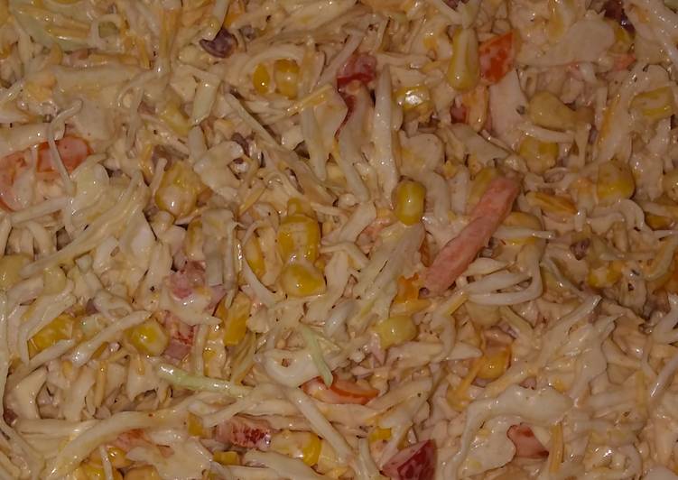 Recipe of Super Quick Homemade Southwestern Corn Slaw