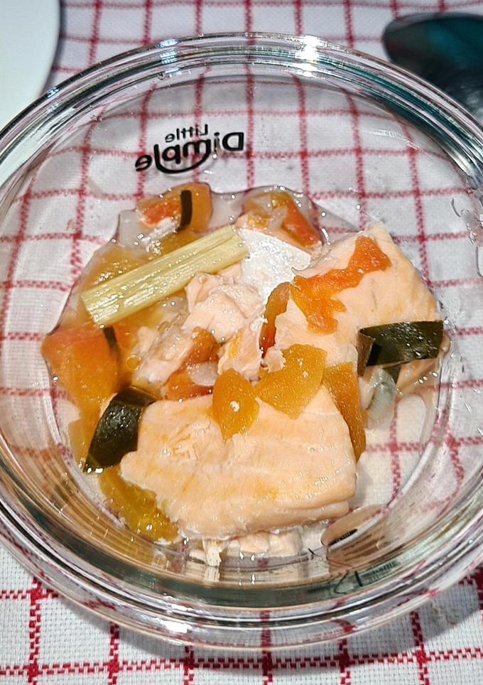 Foto resep Salmon Kukus Sambal Matah (MPASI 1 tahun)