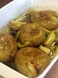 Squashed Potatoes in Olive Oil