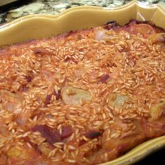 A picture of Charleston Red Rice.