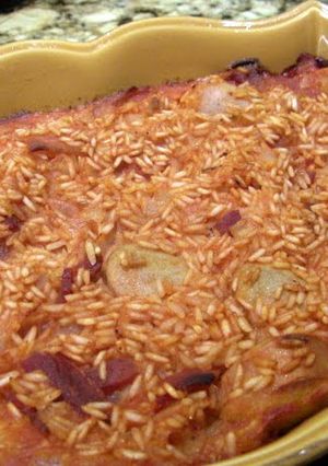 A picture of Charleston Red Rice.
