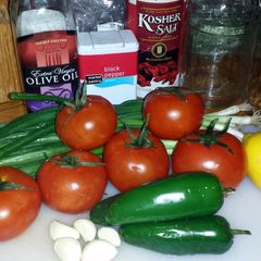 Tomato Scallion Salsa A picture of Tomato Scallion Salsa.
