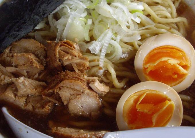 Recipe of Perfect Soy Sauce Broth Ramen