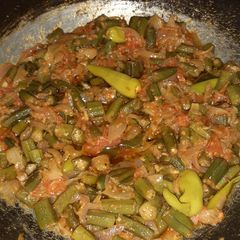 A picture of Bhindi Masala.