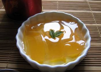 Ready to Serve Jasmine Tea  Yellow Peach Agar Jelly Yummy