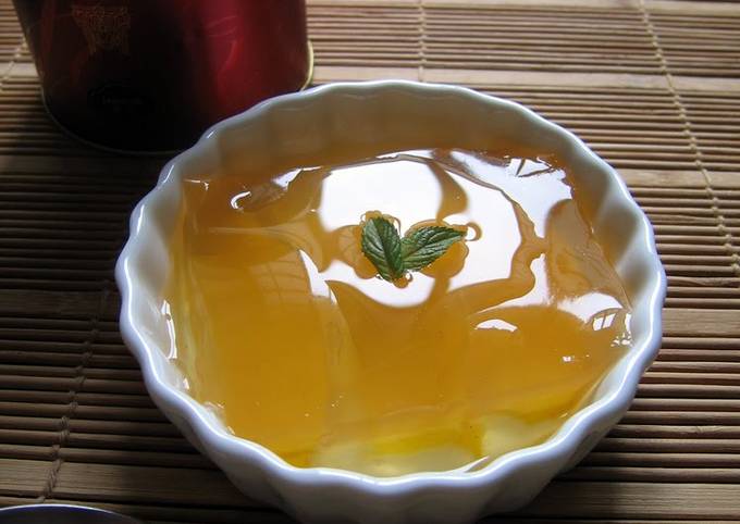 Step-by-Step Guide to Prepare Ultimate Jasmine Tea &amp; Yellow Peach Agar Jelly