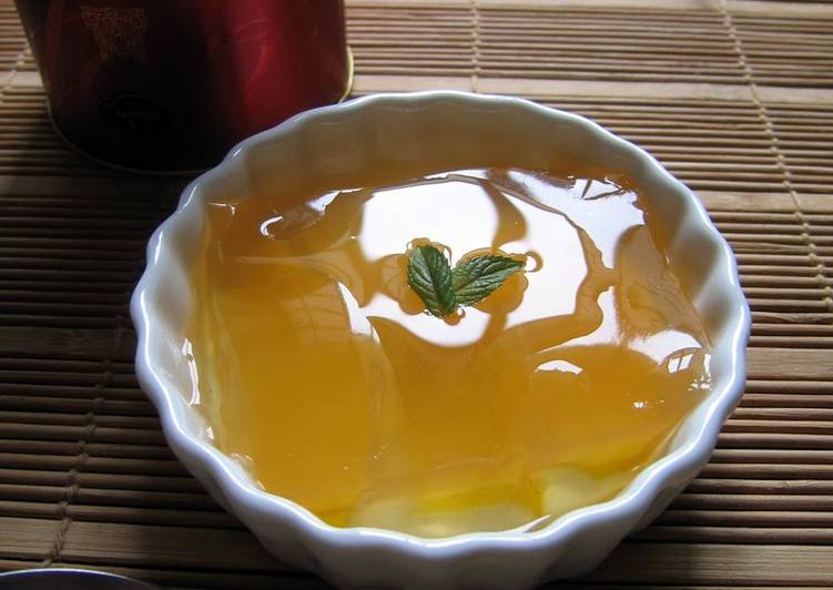 Jasmine Tea & Yellow Peach Agar Jelly