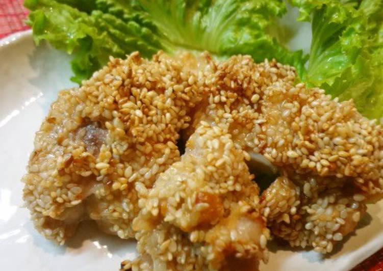 Steps to Cook Yummy Baked Sesame Chicken