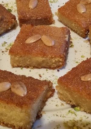صورة لوصفة طريقة عمل النمورة
