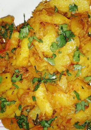 A picture of Dry Aloo.