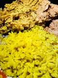 Nasi Kuning Tumis Simpel