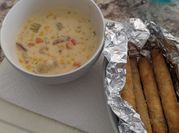 A picture of fried summer squash
