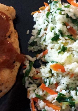 A picture of Paleo spicy mustard crockpot chicken.