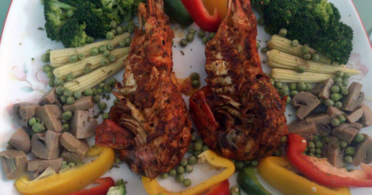 pan fried lobster with veggies Recipe by Rasha01 Cookpad