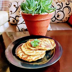 A picture of Sabudana Vrat Parathas.