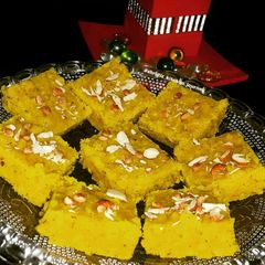 Coconut burfi A picture of Coconut burfi.