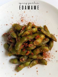 Foto resep Spicy Garlic Edamame