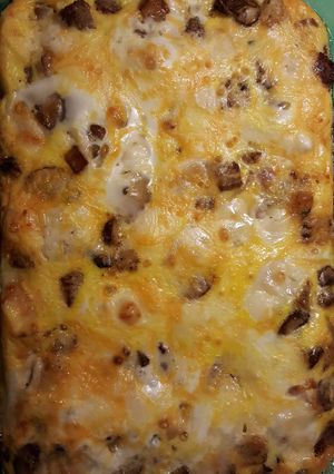 A picture of Cara's Breakfast Casserole.