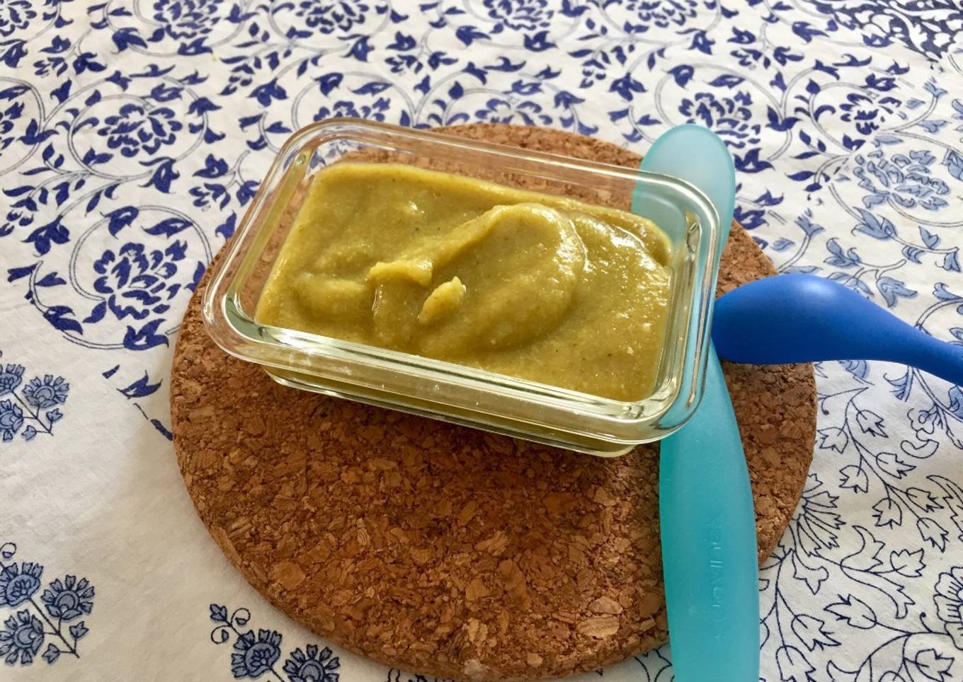 Papilla de lentejas con verduras 🥦🥕🥔