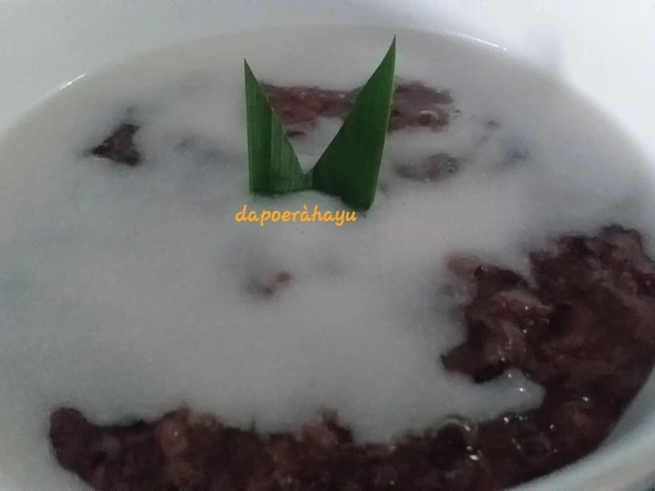 Langkah Gampang Membuat Resep ¹⁴¹. Bubur Ketan Hitam 15:30:15 yang  Bikin Ketagihan Anti Ribet, Lezat