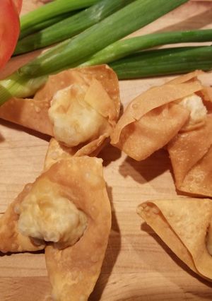 Foto resep Pangsit goreng ikan