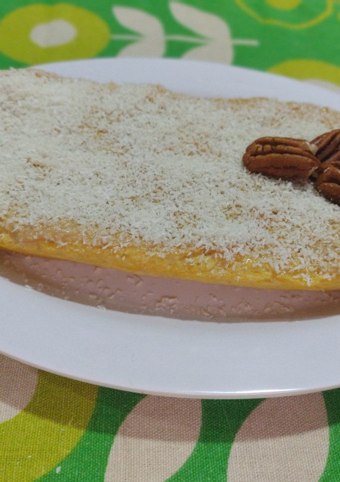 Una foto de ~ Budín de coco keto ~