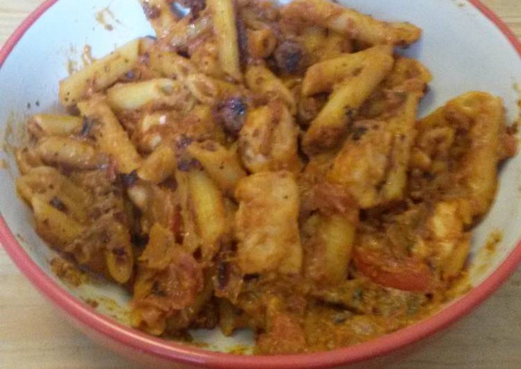 Recipe of Speedy Chargrilled Chicken Pasta