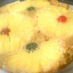 A picture of Pineapple upside down cake.