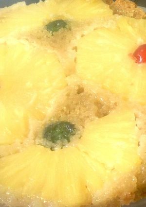 A picture of Pineapple upside down cake.