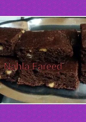 صورة لوصفة طريقة عمل البراونيز