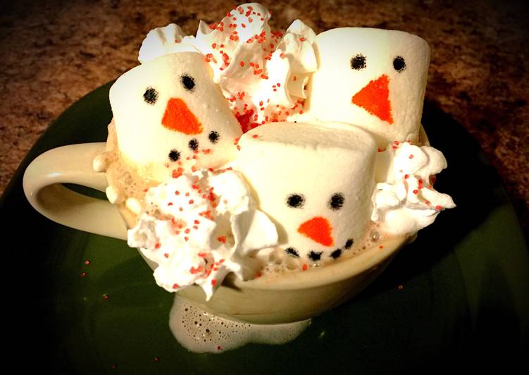 Simple Way to Make Super Quick Homemade Snowman Cocoa