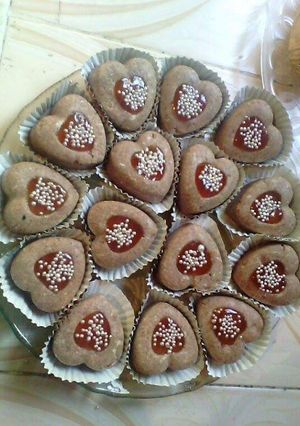 صورة لوصفة طريقة عمل حلوة القلوب بدون طهي
