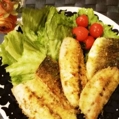 A picture of Quick Curry-Breaded Horse Mackerel.