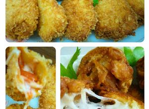 Foto resep Roti tawar goreng Isi keju sosis