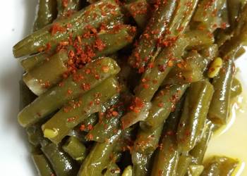 Latest Recipe Green beans with olive oil Restaurant Style