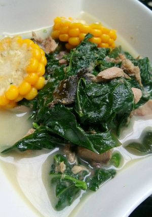 Foto resep Bobor daun kacang
