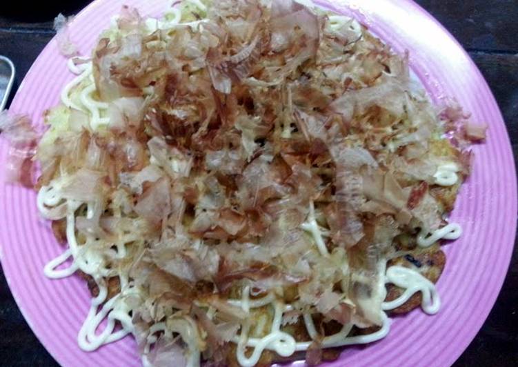 Simple Way to Prepare Homemade Okonomiyaki - Japanese Pancake