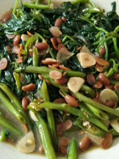 Foto resep Cah kangkung tauco