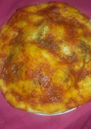 Una foto de Pizza casera