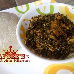 A picture of Egusi soup.